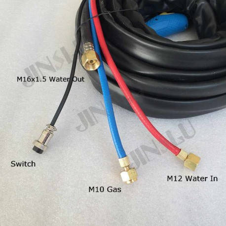 Аргоновий пальник з водяним охолодженням WP-18 (5 метрів) BF, фото 1