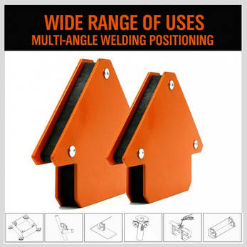 Струбцина магнітна для зварювання 12,5 кг (зварювальний магніт) HORUSDY BF, фото 1