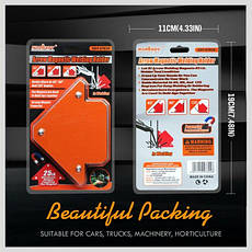 Струбцина магнітна для зварювання 12,5 кг (зварювальний магніт) HORUSDY BF, фото 4