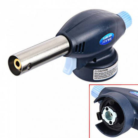 Газовий пальник із п'єзозапалюванням БАГАТОЦІЛЬОВИЙ ФАКЕл No 915 BF, фото 1