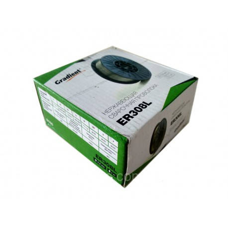 Неіржавкий зварювальний дріт Gradient ER308L Ø 0.8 мм 1 кг BF, фото 1