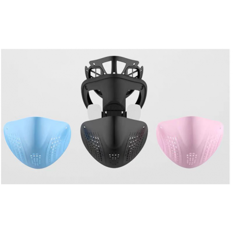 Респіратор маска зі змінним фільтром — модель A8 — Чорна BF, фото 1