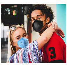 Респіратор маска зі змінним фільтром — модель A8 — Чорна BF, фото 3