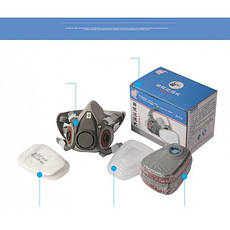 Респіратор маска FD-410 6200 BF, фото 2