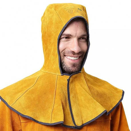 Зварювальний капюшон-замшевий (на липучках) BF, фото 1