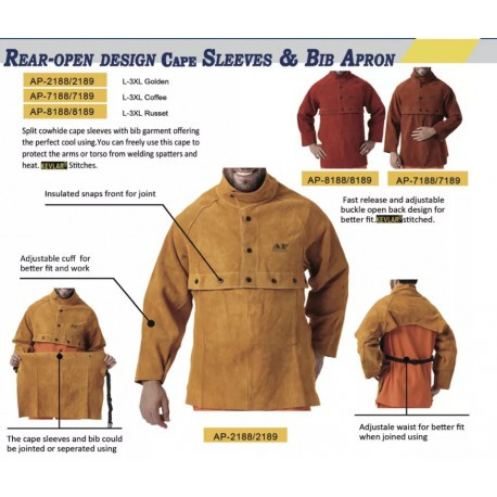 Фартух зварювальний замшевий JAN-5550 BF