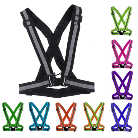 Світловідбивний ремінь безпеки з високою видимістю (Чорний) BF, фото 2