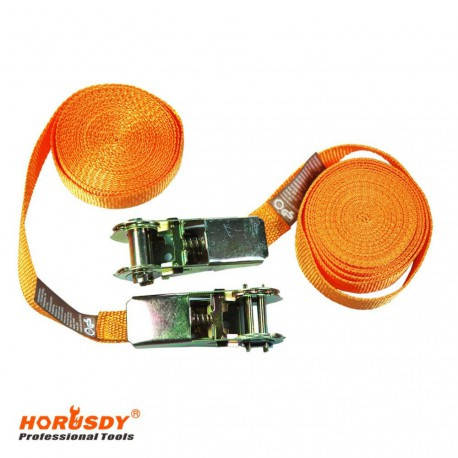 Ремінець HORUSDY 5 м x 25 мм з металевою пряжкою та тріскачкою, довжина 10 м BF, фото 1