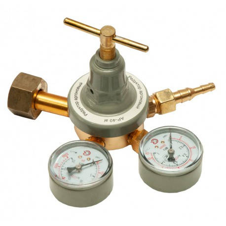 Редуктор з манометром аргоновий АР-04 (25 МПа) Точ. Прилад (алюмін) BF, фото 2