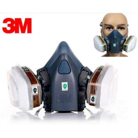 Респіратор напівмаска 3М 7502 повний комплект розмір M маска ЗМTM 7500 BF