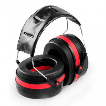 Навушники шумозахисні 32dB червоні посилений м'який наголовник BF, фото 1