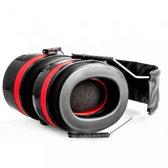 Навушники шумозахисні 32dB червоні посилений м'який наголовник BF, фото 3