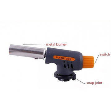 Газовий пальник із п'єзозапалюванням БАГАТОЦІЛЬОВИЙ ФАКЕЛ No 807 BF, фото 1