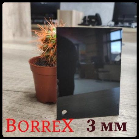 Монолітний полікарбонат — "BORREX" BLACK T 3