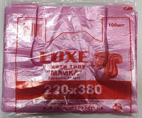 Пакет майка luxe 22*38 рожевий