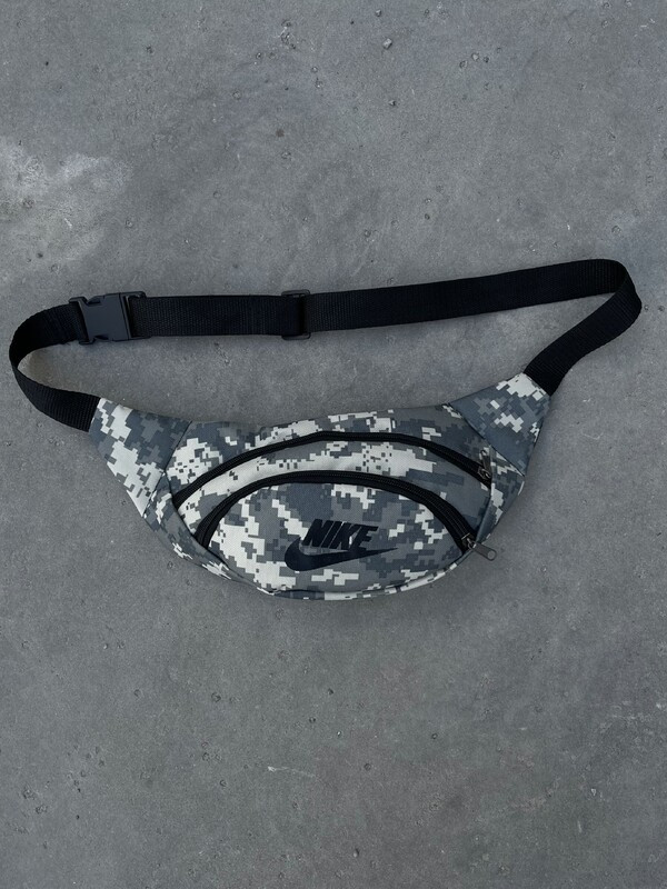 Мілітарі бананка з логотипом, світлий камуфляж, фото 1