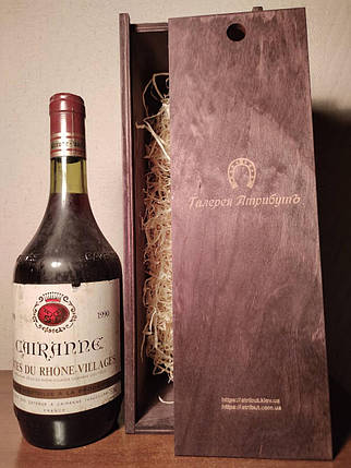 Вино 1990 року Cotes du Rhone Франція вінтаж, фото 2