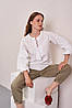 Жіноча блуза MEREZHKA  "Орнамент" з білою вишивкою, фото 2