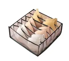 Прозорий органайзер — кармашки для білизни та шкарпеток, 7 комірок (20*24*35sм)