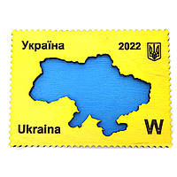 Магніт на холодильник "Марка Україна" 7.5x5.5 см