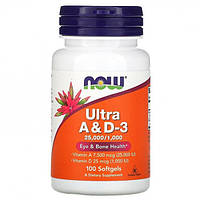 Vitamin Ultra A & D 25000/1000 IU NOW (100 капсул)