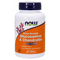 Glucosamine Chondroitin 2X 750/600 mg NOW (60 таблеток)