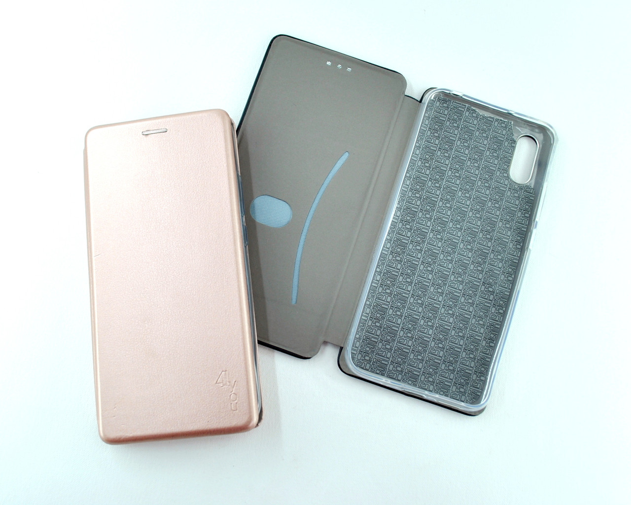 Чохол-книжка для телефону Xiaomi Redmi 10A Original (на магніті, підставка) Rose gold (4you)