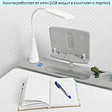 Парта зі стільцем Bambi M 4428-11 Сірий, фото 7