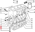 Прокладка блока картера Fiat Ducato 230, Peugeot Boxer, Citroen Jumper (94-02) 2.5/2.8, 98432857, 99432807, фото 4