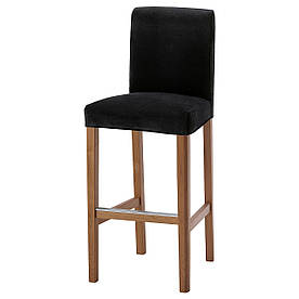 IKEA Барний стілець зі спинкою BERGMUND (893.997.89)
