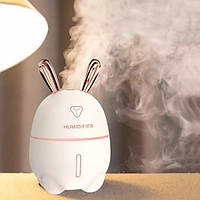 Зайка Увлажнитель воздуха и ночник 2в1 Humidifier, Белый