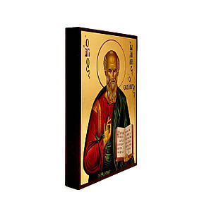 Чоловіча іменна ікона Святий Іоан розмір 10 х 14 см з нанесенням позолоти (поталь), фото 2