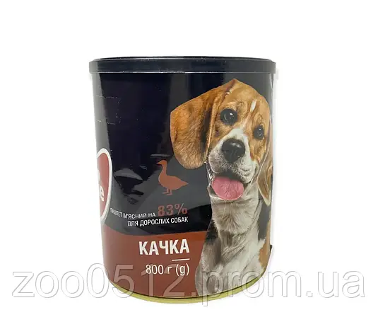 Carnie паштет мясний з качкою для дорослих собак 800 г, фото 2