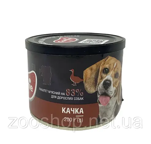 Carnie паштет мясний з качкою для дорослих собак 200 г, фото 2
