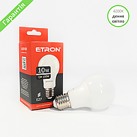 LED лампа ETRON A60 10W 220V 4200K дневной свет E27, лампа светодиодная 1-ELP-008