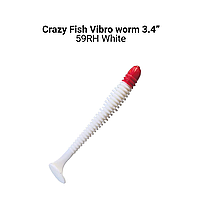 Съедобный силикон Crazy Fish Vibro worm 3.4" 12-85-59RH-6-F кальмар
