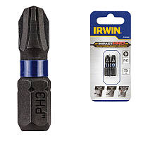 Бита IMPACT PRO 1/4"/25мм PH3 2шт, IRWIN