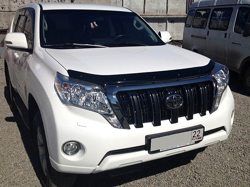 Дефлектор капота (мухобійка) Toyota Land Cruiser 150 Prado 2013-2016 (HIC)