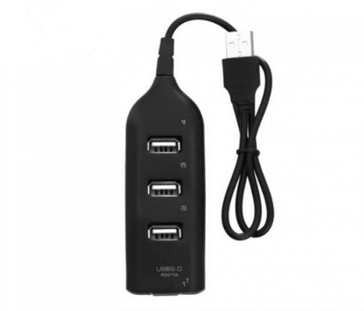 Хаб USB 2.0 4 порти, DNS-HUB4-OB чорний
