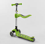Самокат-біговел триколісний Best Scooter Maxi, Зелений 07196, фото 7