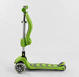 Самокат-біговел триколісний Best Scooter Maxi, Зелений 07196, фото 10