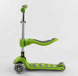 Самокат-біговел триколісний Best Scooter Maxi, Зелений 07196, фото 11