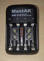 Зарядний пристрій MASTAK MW-518 1-4 R03/R6 500мA 1-2 Krona 13mA