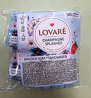 Чай Lovare Бризки шампанського 50 пакетів суміш чорного та зеленого