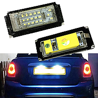 LED подсветка номера для MINI (МИНИ) R50 One/Cooper, R52 - Cabrio, R53 - Cooper S 2001-2006