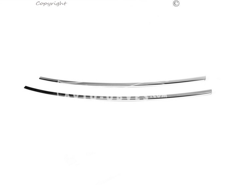 Накладки на передній бампер Renault Kangoo 2008-..., нерж, фото 1