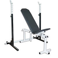 Лава регульована для жиму до 200 кг зі стійками під штангу