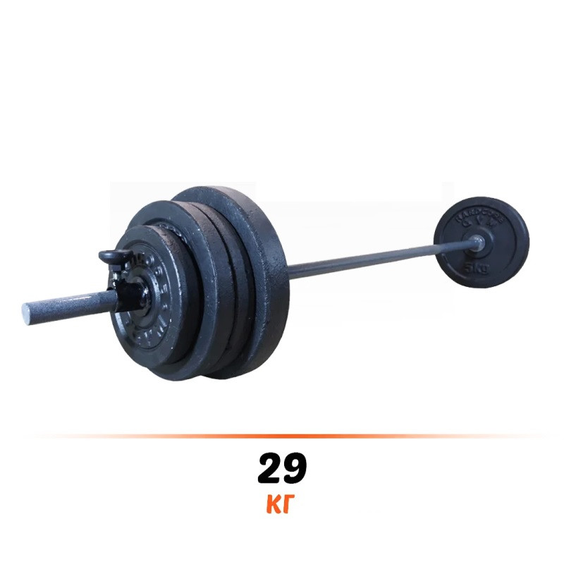Штанга пряма 150 см набірна 29 кг, фото 1