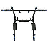 Турник спортивний 3 в 1 №3 з прямою поперечиною до 150 кг настінний + бруси + прес R_2025, фото 2