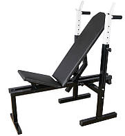 Лава під штангу регульована для жиму розбірна до 250 кг + стійки + бруси